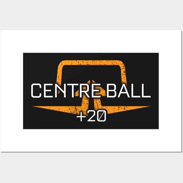 Rocket League Video Game Centre Ball Funny Gifts Wall Art by justcoolmerch